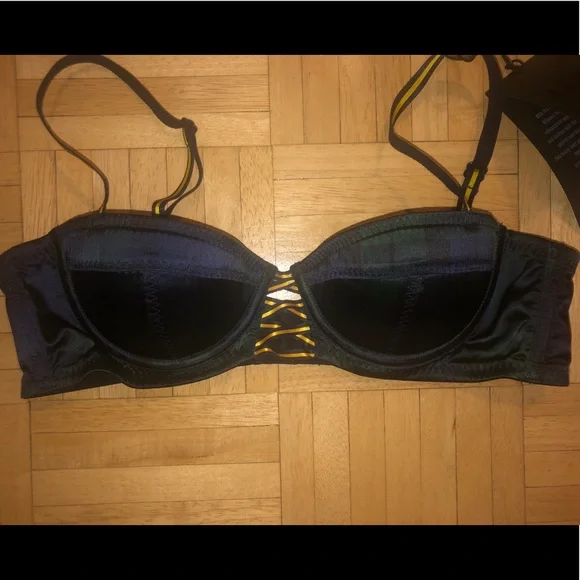Puma x Fenty by Rihanna plaid satin bra - Picture 14 of 14